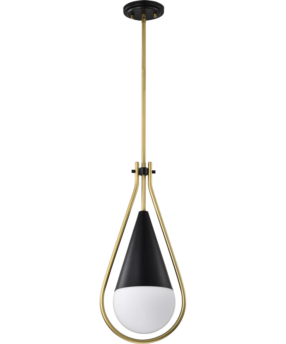 Admiral 1-Light Pendant Matte Black