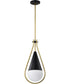 Admiral 1-Light Pendant Matte Black
