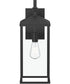 Cantley Extra Large Outdoor Wall Lantern with Clear Glass Panels Matte Black
