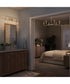 Ilia 4-Light Bath Vanity with Clear Glass Shade Brushed Gold