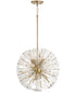 Emelie 8-Light Pendant Matte Brass