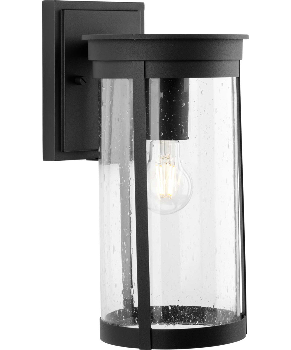 Belden 1-Light Modern Farmhouse Large Outdoor Wall Lantern Black