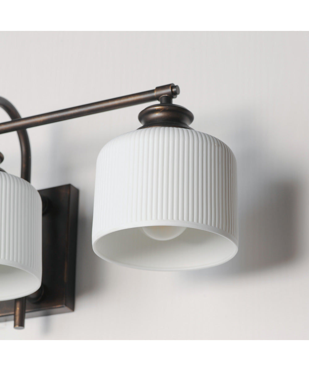 Bisque 4-Light Bath Vanity Oil Rubbed Bronze