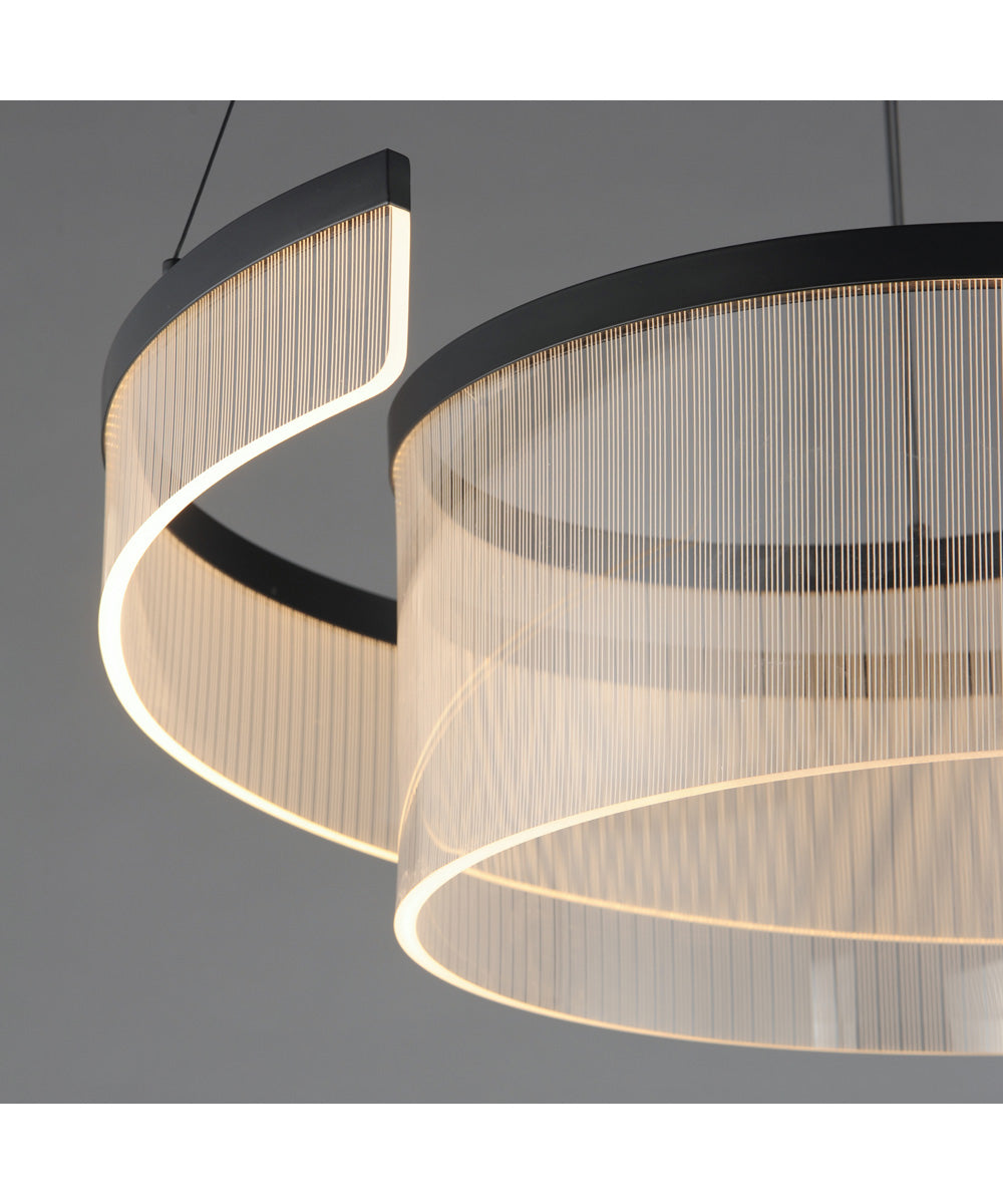 Sonata 24 inch LED Pendant Black