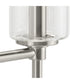 Elara 3-Light Clear Glass New Traditional Bath Vanity Light Brushed Nickel