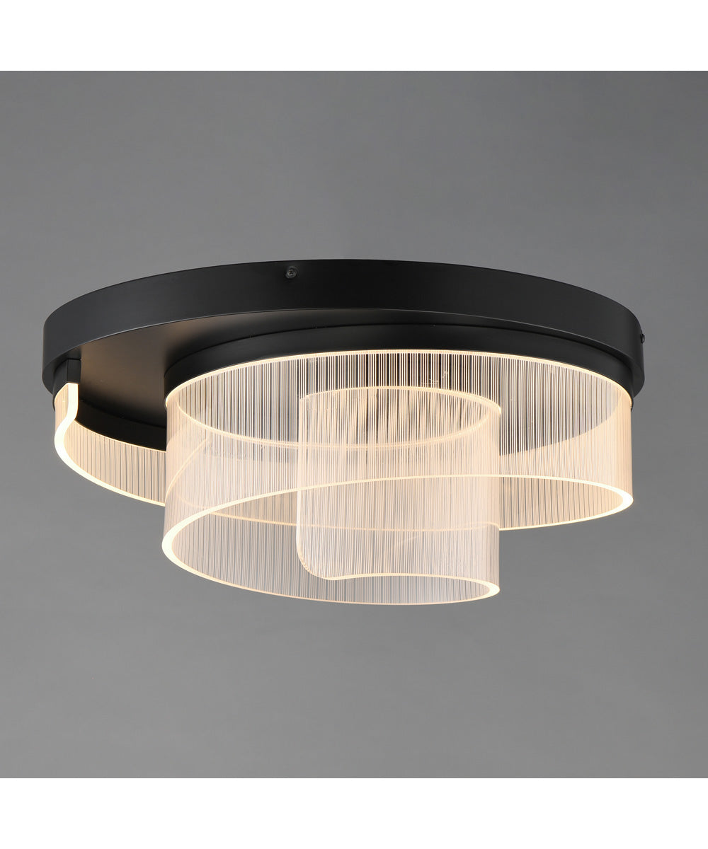 Sonata 20 inch LED Flush Mount Black
