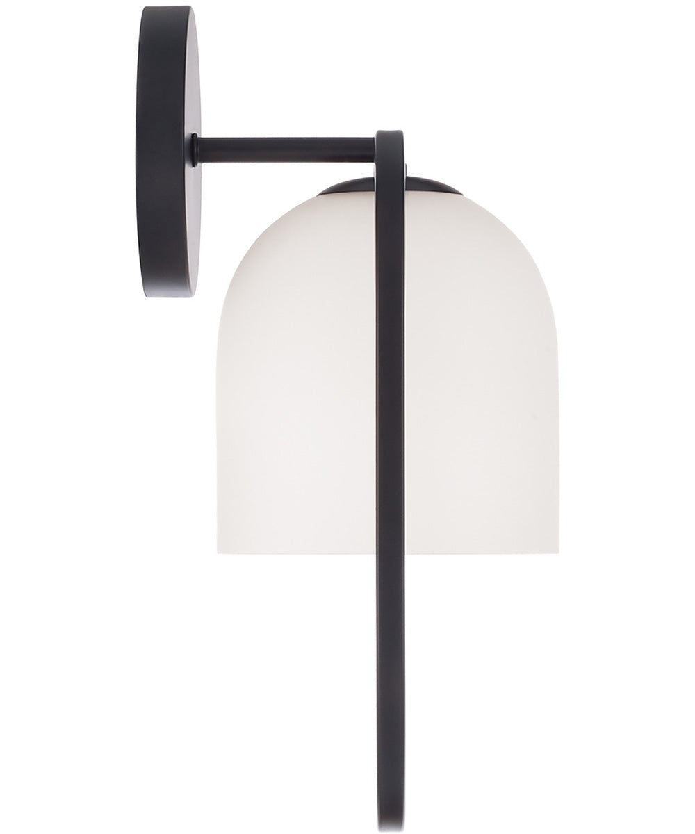 Zeek 1-Light Sconce Matte Black