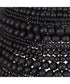 Persephone Black Bead 1 Light Pendant