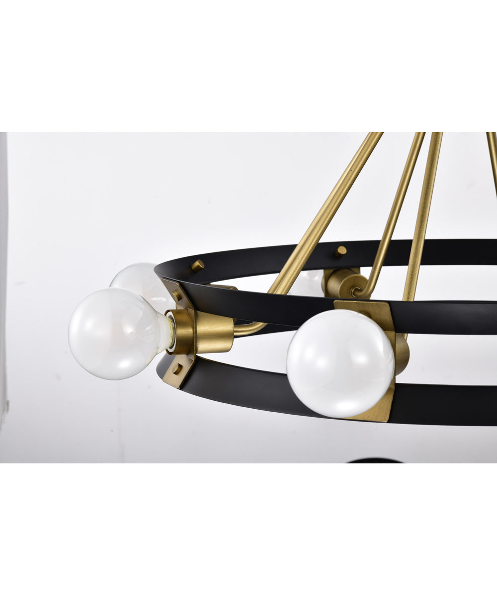 Marsden 8-Light Chandelier Matte Black