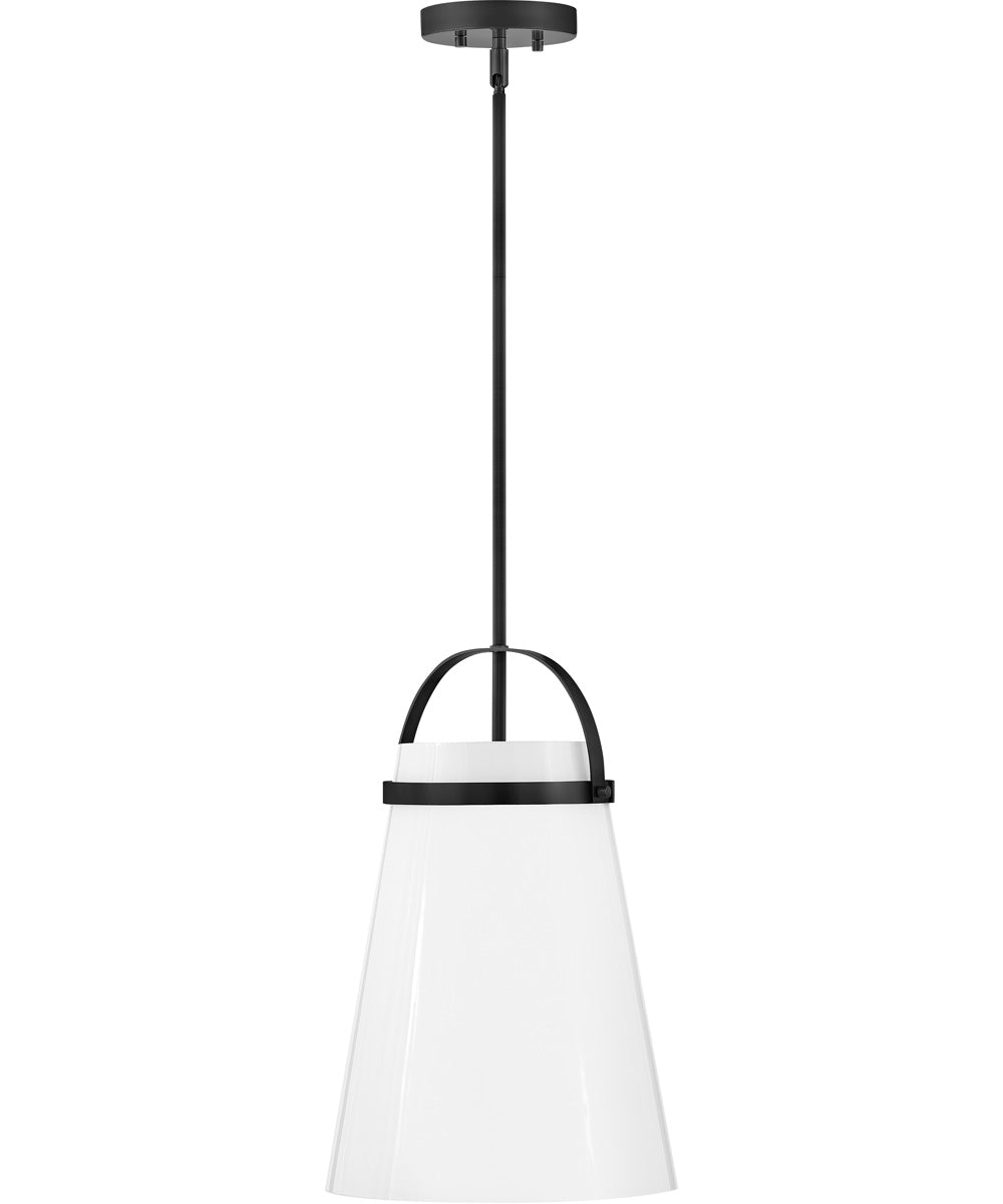 Tori 1-Light Small Single Light Pendant in Black