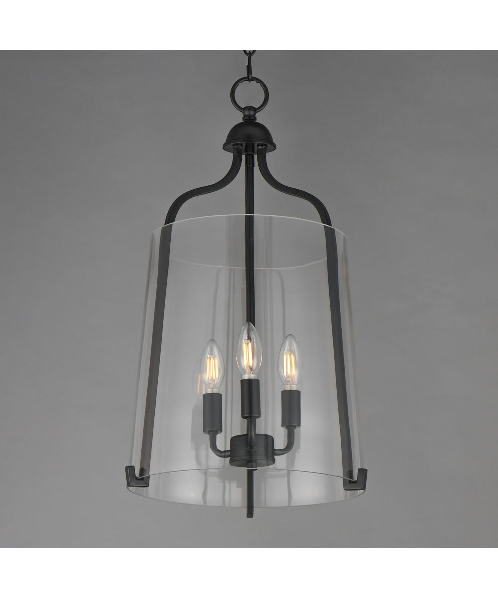 Bellmore 3-Light Foyer Pendant Black