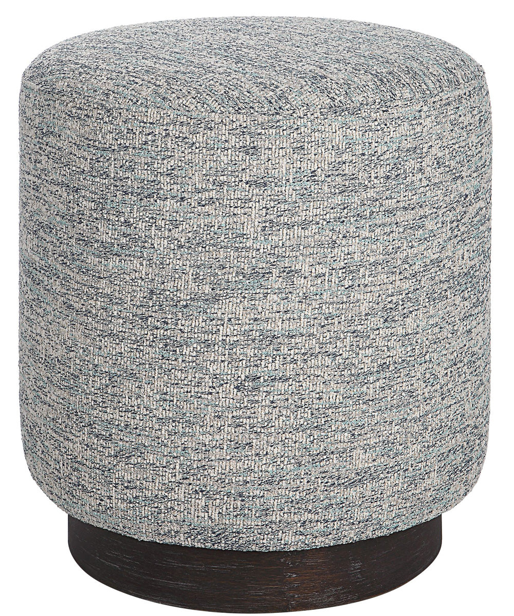 Avila Tweed Round Ottoman