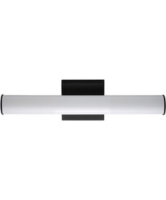 Rail 18 inch LED Bath Vanity 5CCT Black