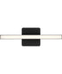 Phase 4 16 in. Small Modern Integrated 3CCT Integrated LED Linear Vanity Light Matte Black