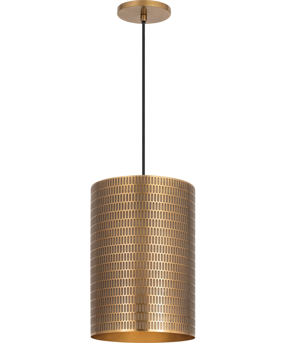 Shaka 1-Light Pendant Weathered Brass