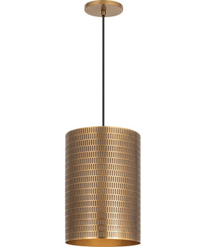 Shaka 1-Light Pendant Weathered Brass