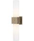 Quoizel Wood Small 2-light Wall Sconce Bronze Gold
