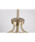 Yorktown 4-Light Pendant Burnished Brass