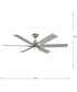 Dallam 60 in. 6-Blade Ceiling Fan with Integrated CCT-LED Light Brushed Nickel
