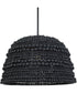 Persephone Black Bead 1 Light Pendant