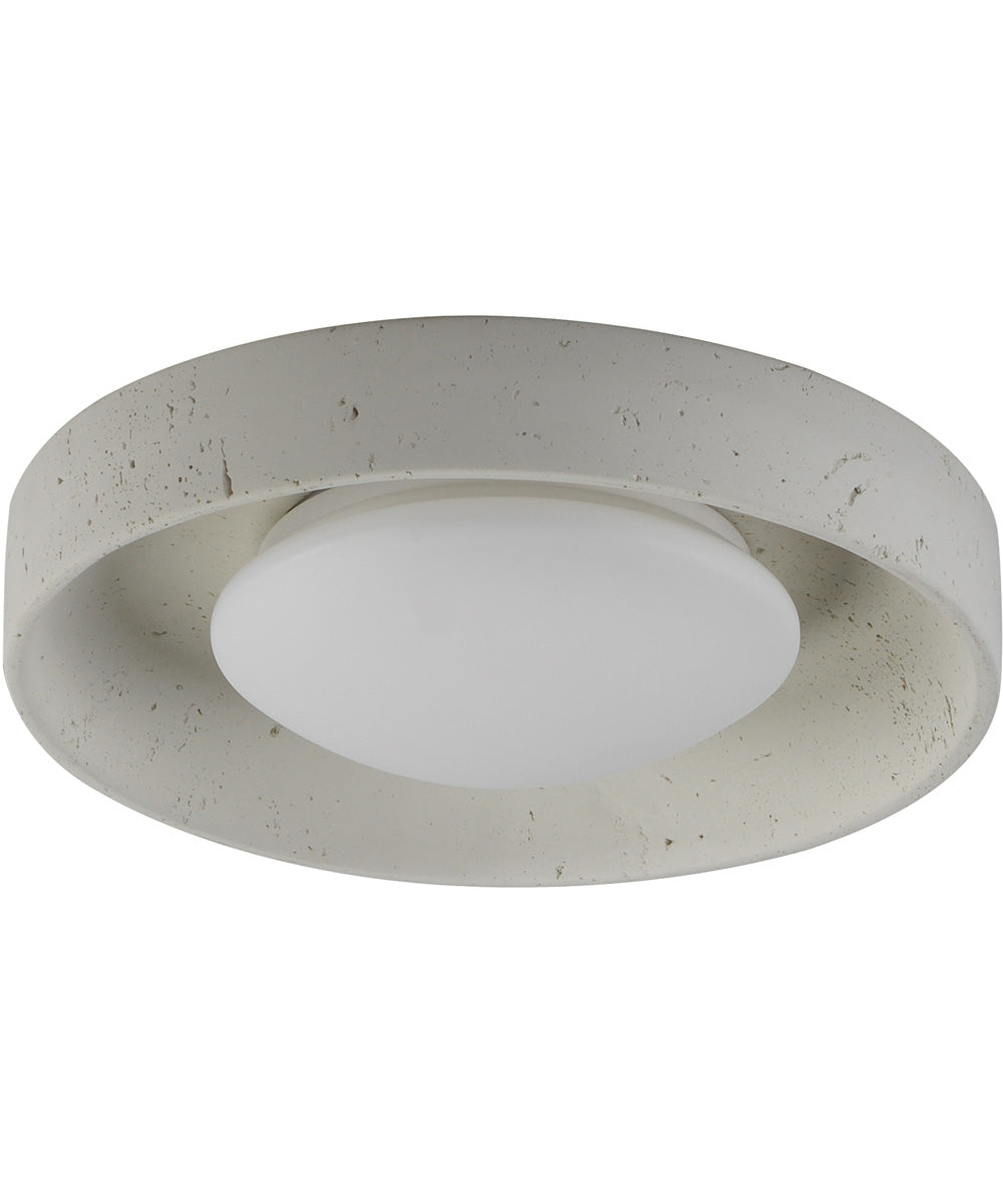Matera 13 inch LED Flush Mount - 5CCT Chaulk White