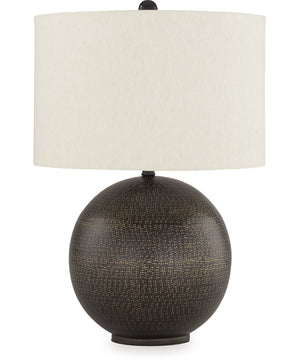 Hambell Metal Table Lamp Black/Gold