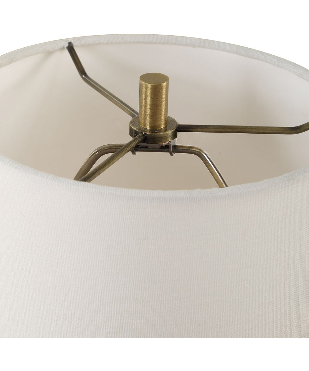 Indent Travertine Accent Lamp