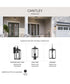 Cantley Small Outdoor Wall Lantern with Clear Glass Panels Matte Black