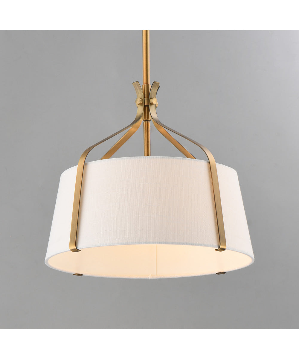 Bandera 14 inch 1-Light Pendant Natural Aged Brass