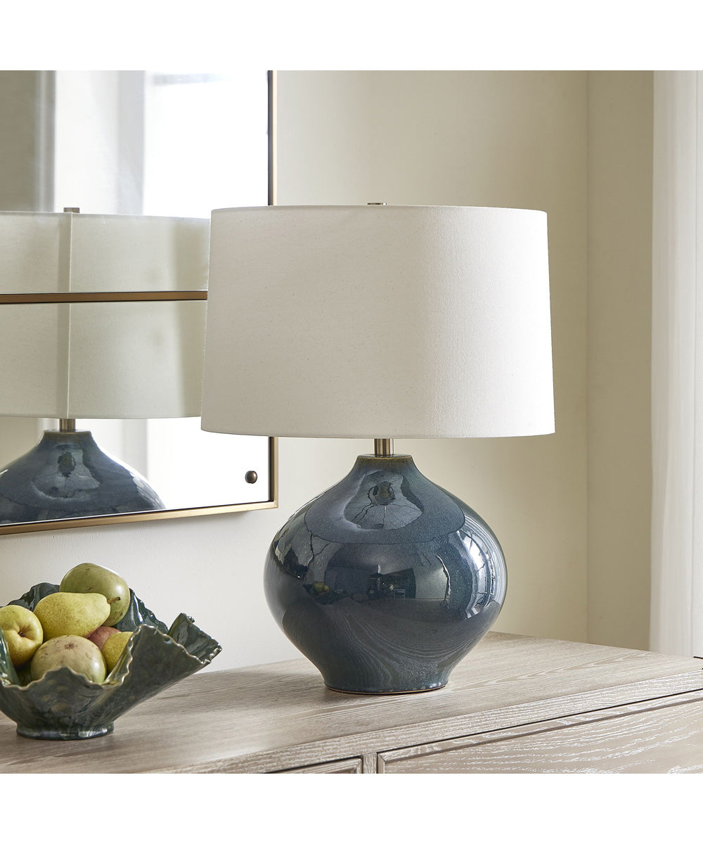 Corrine Deep Blue Table Lamp