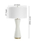 Ridgeline Matte White Table Lamp