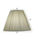 8x17x13 Ivory Shadow Box Pleat Empire Softback Lampshade