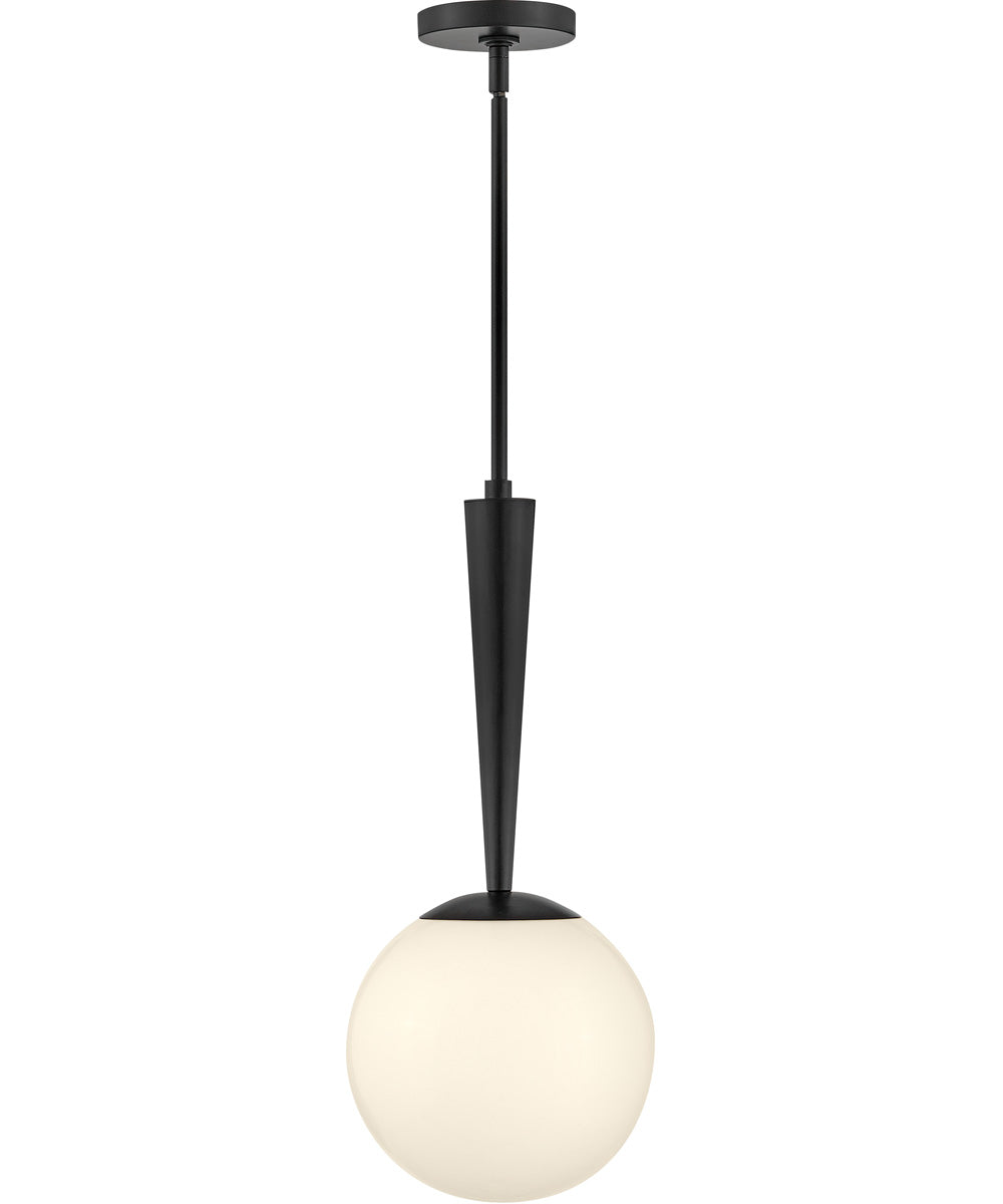 Izzy 1-Light Small Pendant in Black