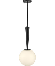 Izzy 1-Light Small Pendant in Black