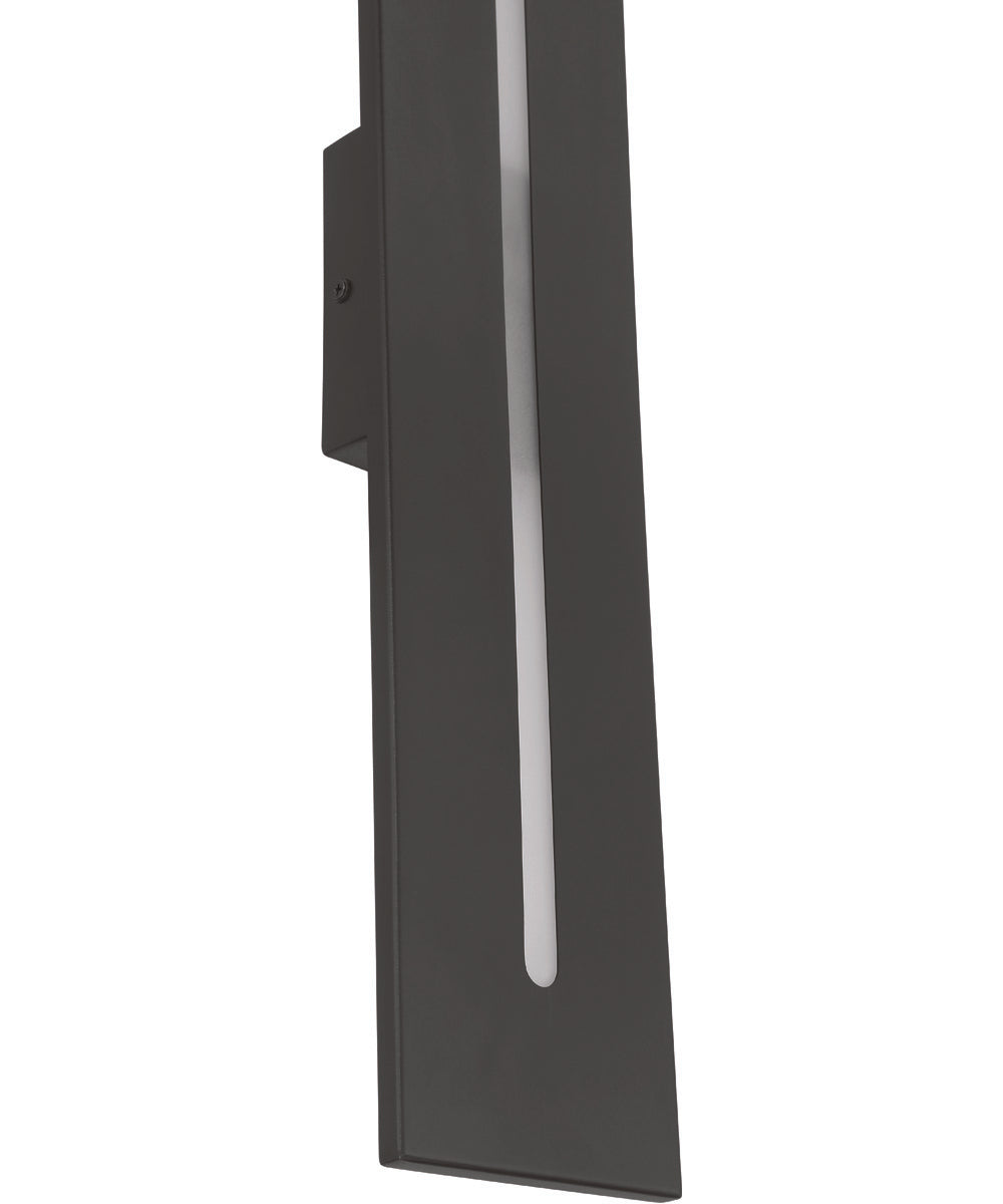Profiled 1-Light Outdoor Lighting Textured Black