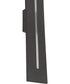 Profiled 1-Light Outdoor Lighting Textured Black