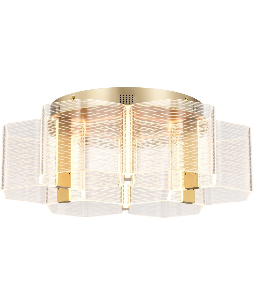 Kenzo  Close-to-Ceiling Polished Anodized Bronze