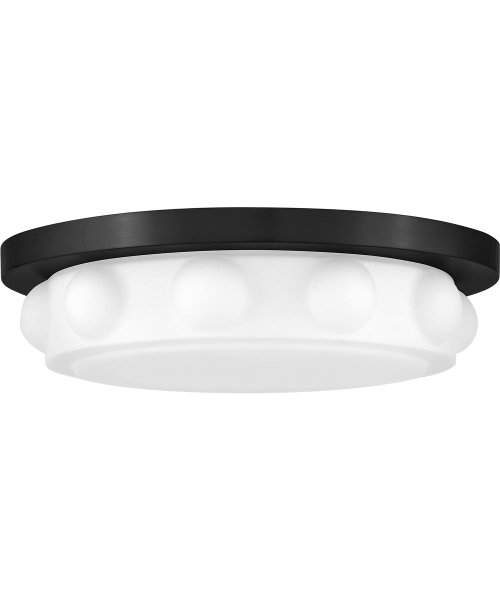 Zoey LED-Light Medium LED Flush Mount in Black