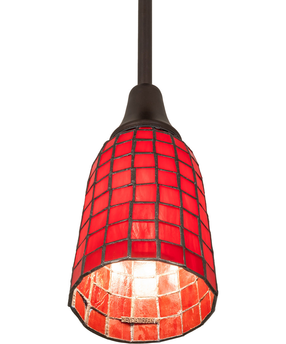 5" Wide Terra Roja Mini Pendant