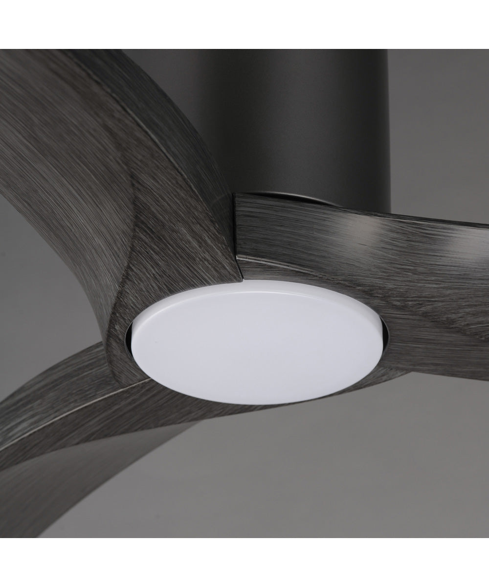 Drifter 52 inch Outdoor Fan w LED Charcoal / Grey Wood