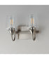 Goblet 2-Light Wall Sconce Satin Nickel