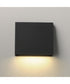 Pathfinder Large LED Outdoor Wall Sconce - 5CCT Black