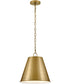 Blake 1-Light Medium Pendant in Lacquered Brass