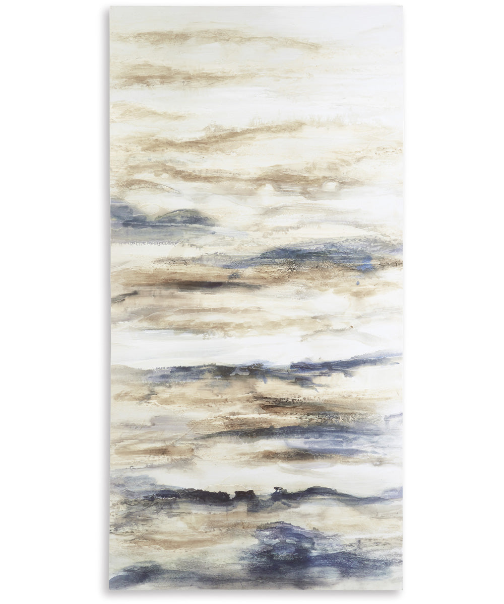Joely Wall Art Blue/Tan