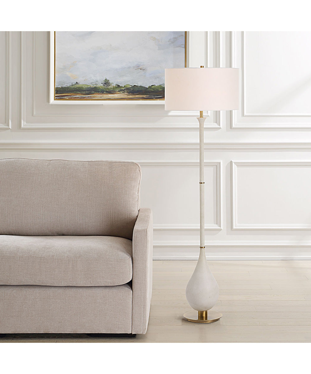 Dewdrop Ivory Floor Lamp