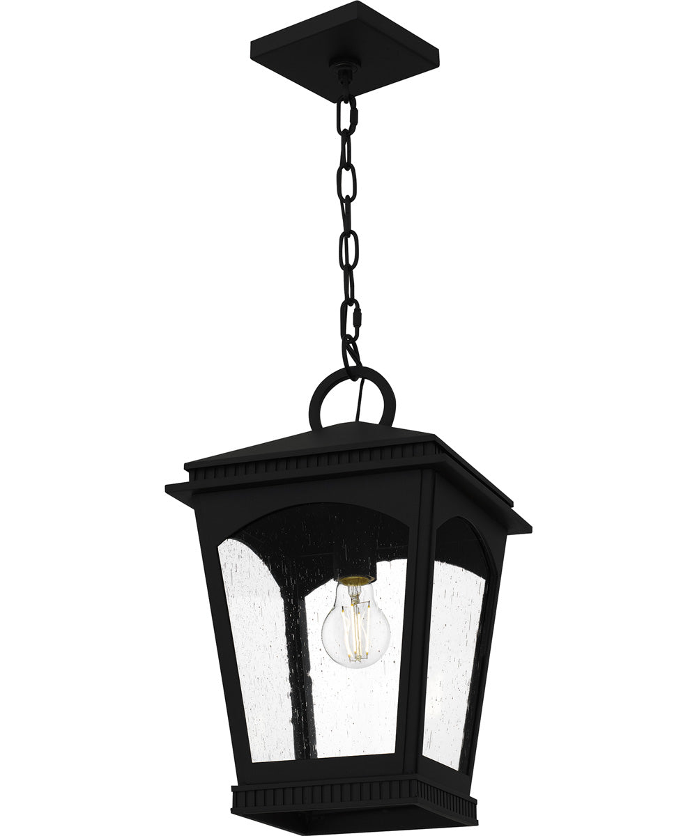 Huck Large 1-light Outdoor Pendant Light  Coastal Armour Aluminum Earth Black