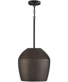 Della 1-Light Pendant Terracotta Umber