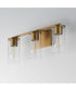 Livingston 3-Light Bath Vanity Natural Aged Brass