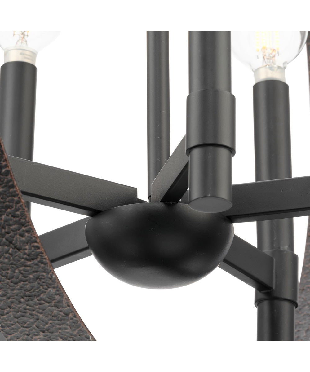 Allegheny 6-Light Pendant Matte Black