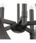 Allegheny 6-Light Pendant Matte Black